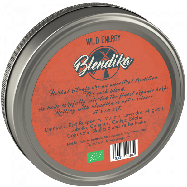 Substitut de tabac wild energy arriere de la boite